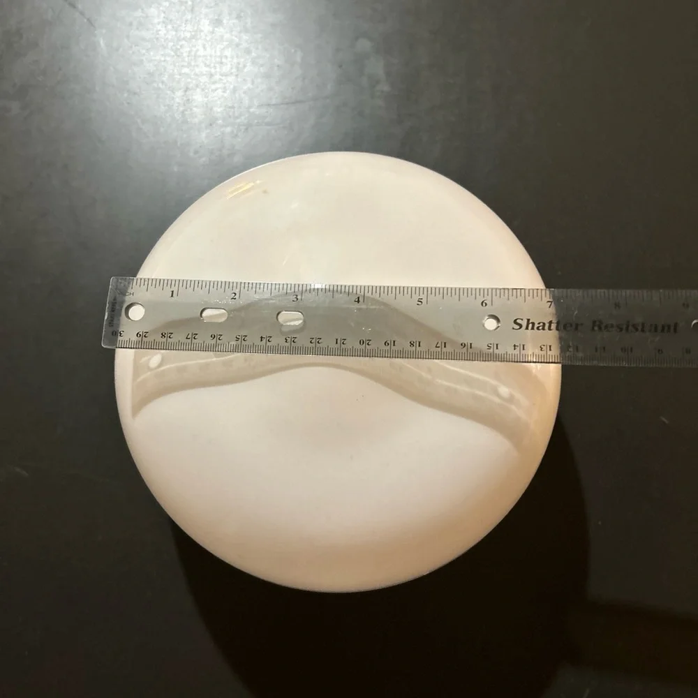 Vintage Milk Glass Round Shade EUC - Picture 3 of 5